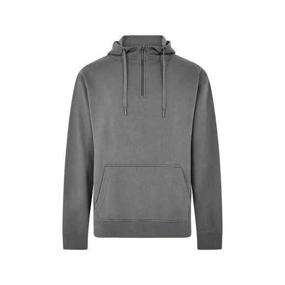 Kustom Kit Unisex Adult Quarter Zip Hoodie / Dark Grey